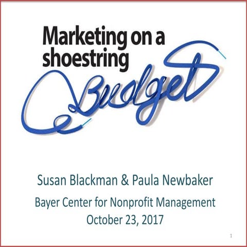 Marketing on a Shoestring Budget