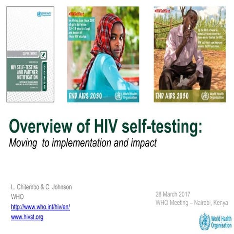 Overview of HIV self-testing