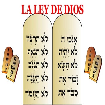10. La ley de Dios; LA FE DE JESÚS