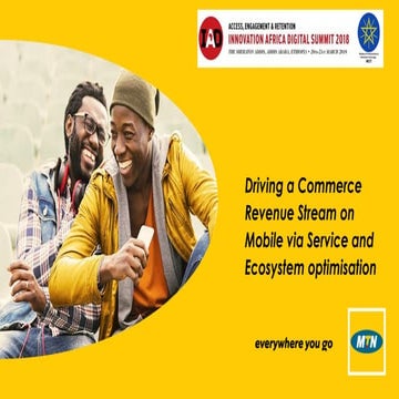 MTN DRIVING A COMMERCE REVENUE STREAM ON MOBILE VIA SERVICE AND ECO ...