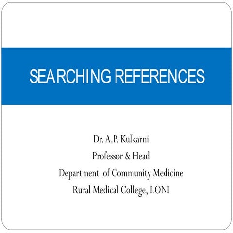 10. searching references