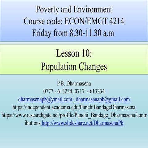 10. population changes