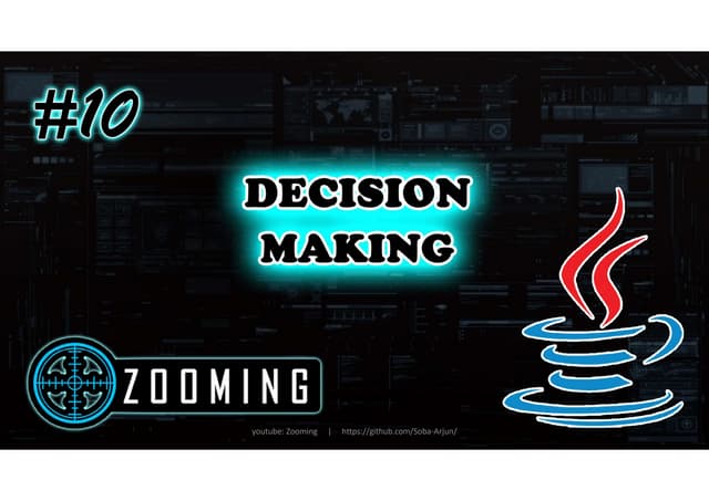 Java decision making