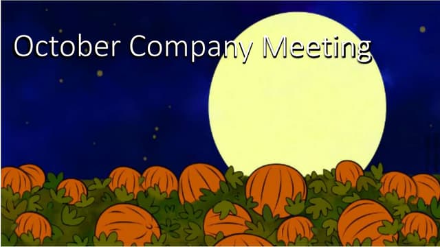 October's PowerPoint