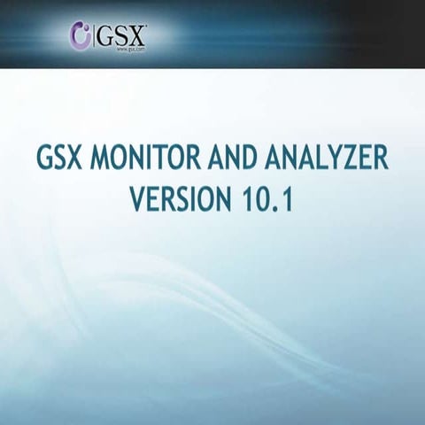 Webinar GSX Monitor and Analyzer v10.1 for Domino