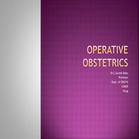 10. operative obstetrics