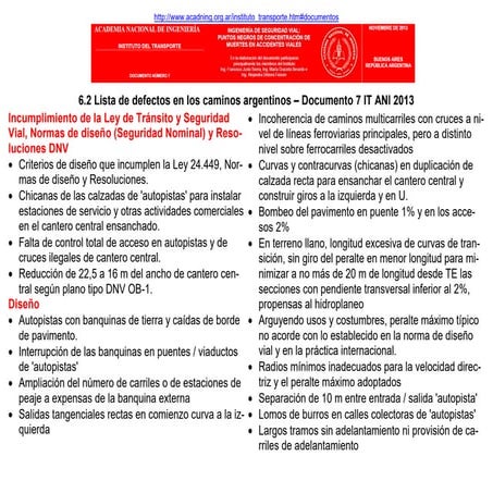 10.64   it ani d7 2013 defectos viales