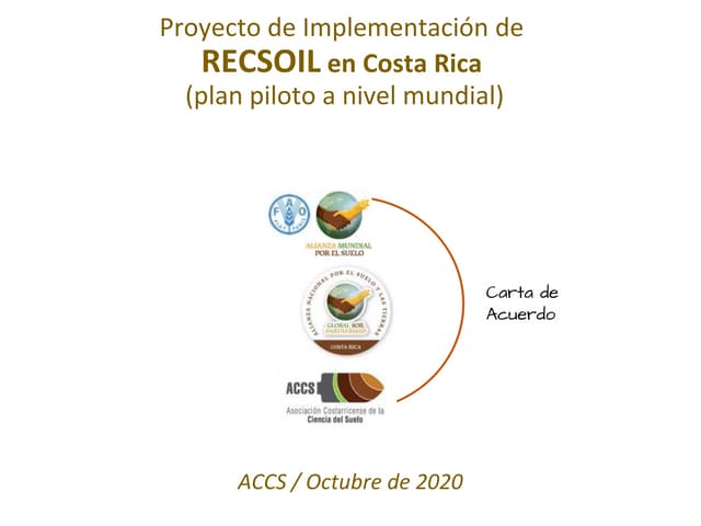 Presentación del piloto de implementación del programa RECSOIL en Costa Rica - Floria Bertsch