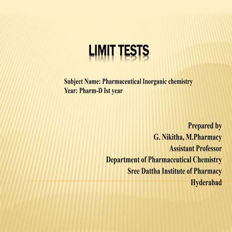 10. limit tests