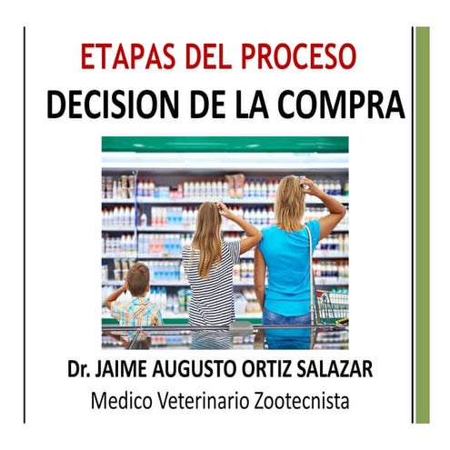 Etapas del procesos de decision de compra