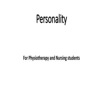 PERSONALITY- Psychology.pptx