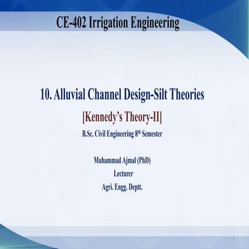 10. Silt Theories [Kennedy's Theory-I].pdf