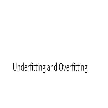 10. Under and overfittingOverfitting.pptx