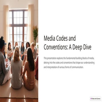 Media Codes and Conventions.it is about media about