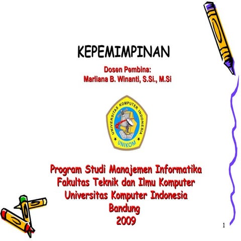 10. kepemimpinan (1). Stratejik leadership