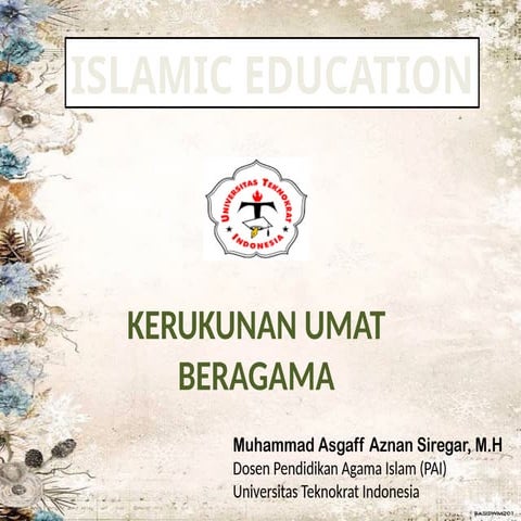 Kerukunan Umat Beragama, Toleransi Beragama