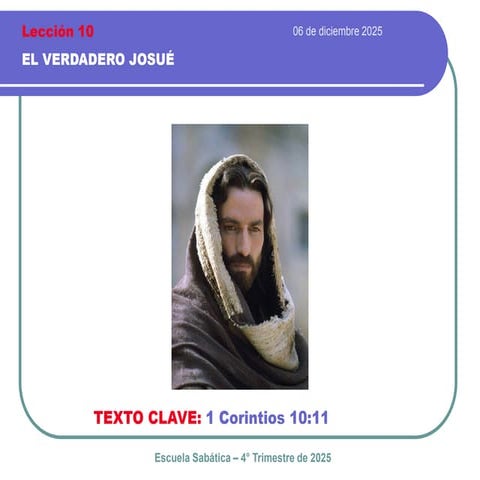 Escuela Sabática Lec. 10. El verdadero Josué.pdf