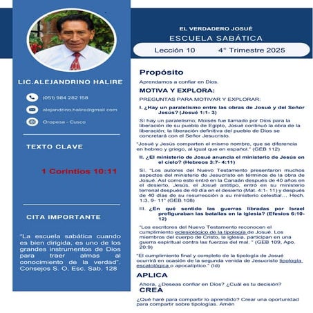 Esc. Sab. Lección 10. El verdadero Josué.pdf