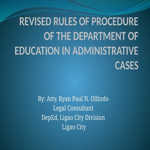 Revised rules on administrative cases in the civil service | PDF