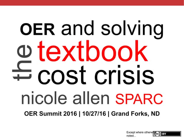 OER Talk @ North Dakota OER Summit