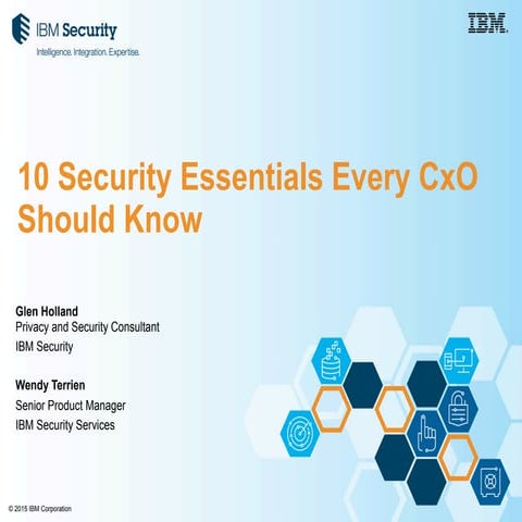 10 Security Essentials Every CxO Should Know