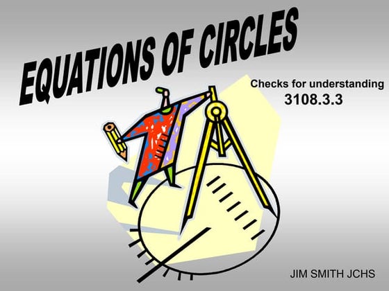 10-8 Equations of circles.ppt