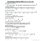 10 best-guitar-riffs-tab-chart-11x17-1 | PDF