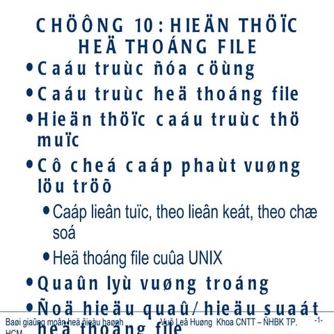 10.chap10 file systemsimlementation