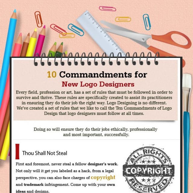 10 Commandments for New Logo Designers