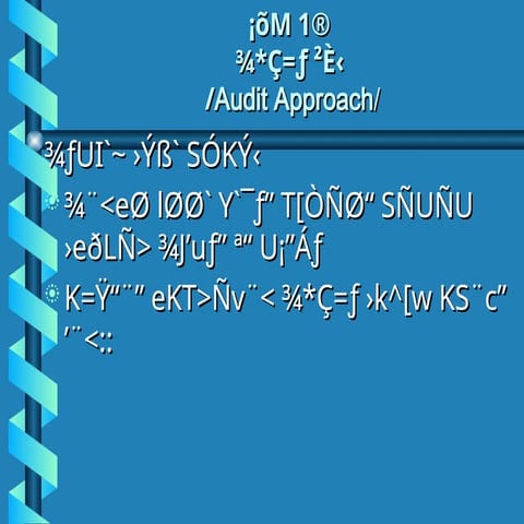 Auditing techniques training guide that would help to perform any auditing ac...