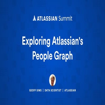 Exploring Atlassian's People Graph