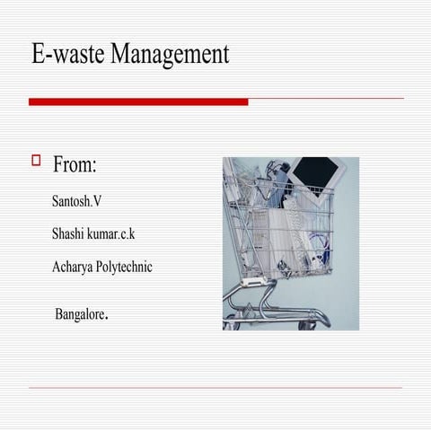 10-E-Waste Management for diffrent sectors.ppt