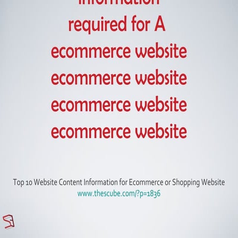 10 ecommerce-website-content