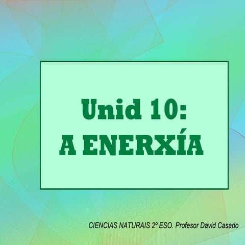 A  enerxia