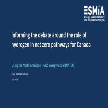 Informing the debate around the role of hydrogen in net zero pathways ...