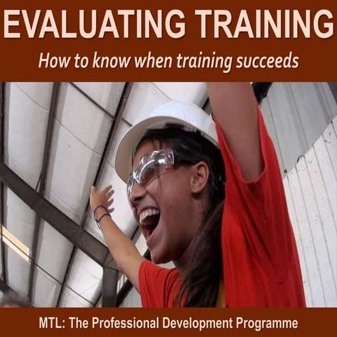 Evaluating Training