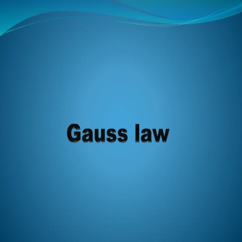 GUASS LAW