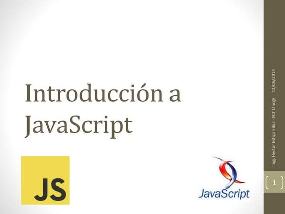 Introducción a Javascript I