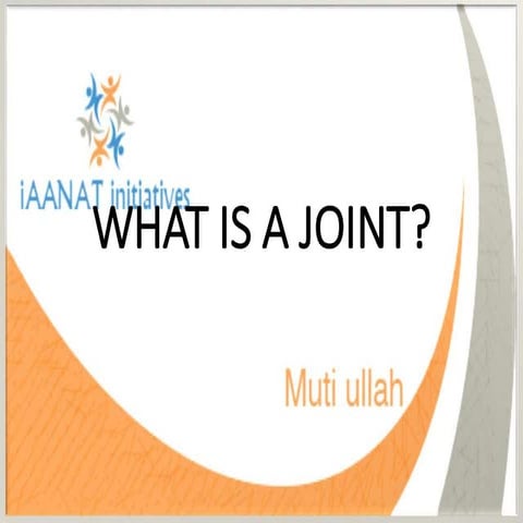 classification of joints and characteristics of each type joint