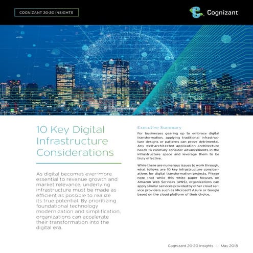 10 Key Digital Infrastructure Considerations