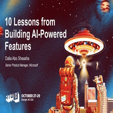 10 Lessons From Building AI Powered Features | PDF