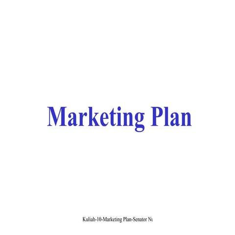 10 Marketing Plan