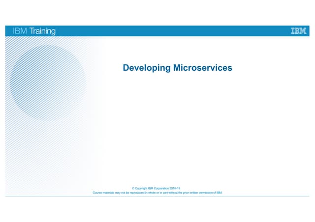 Microservices Development - ICP Workshop Batch II