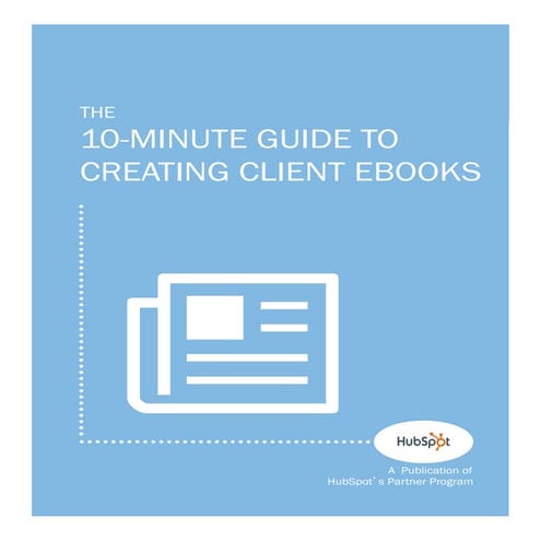 10 minute agency guide to e books hubspot