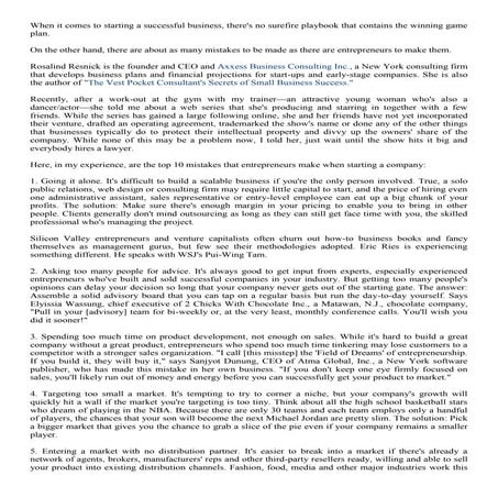 10 Mistakes-An-Entrepreneur-Made