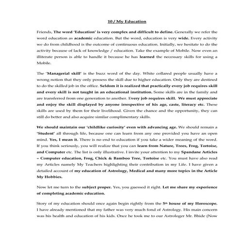 10 my education | PDF