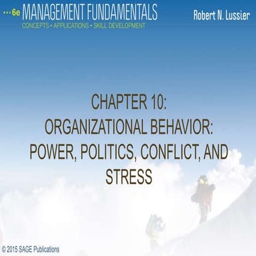 10  organizational behavior