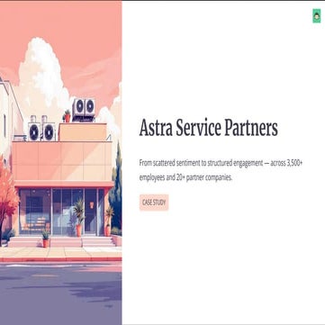 Astra Service Partners x CultureMonkey - Testimonial | PDF