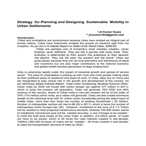 View of PLANNING FOR SUSTAINABLE URBAN TRANSPORT- book.docx