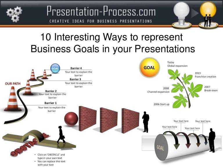 10 Ways to Show PowerPoint Goals Creatively